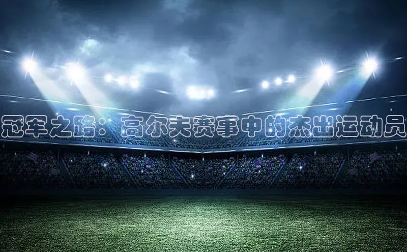 冠军之路：高尔夫赛事中的杰出运动员